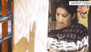 Mrs.Smriti irani at Jaipur Rugs